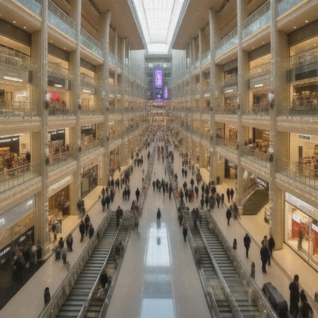 AI-created image of Grand Canyon Mall