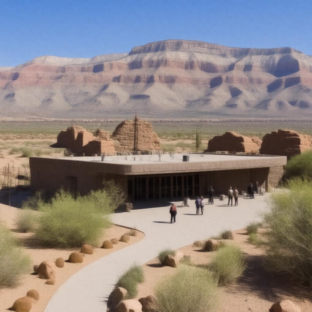Click to view larger image AI-created image of Grand Canyon Visitor Center