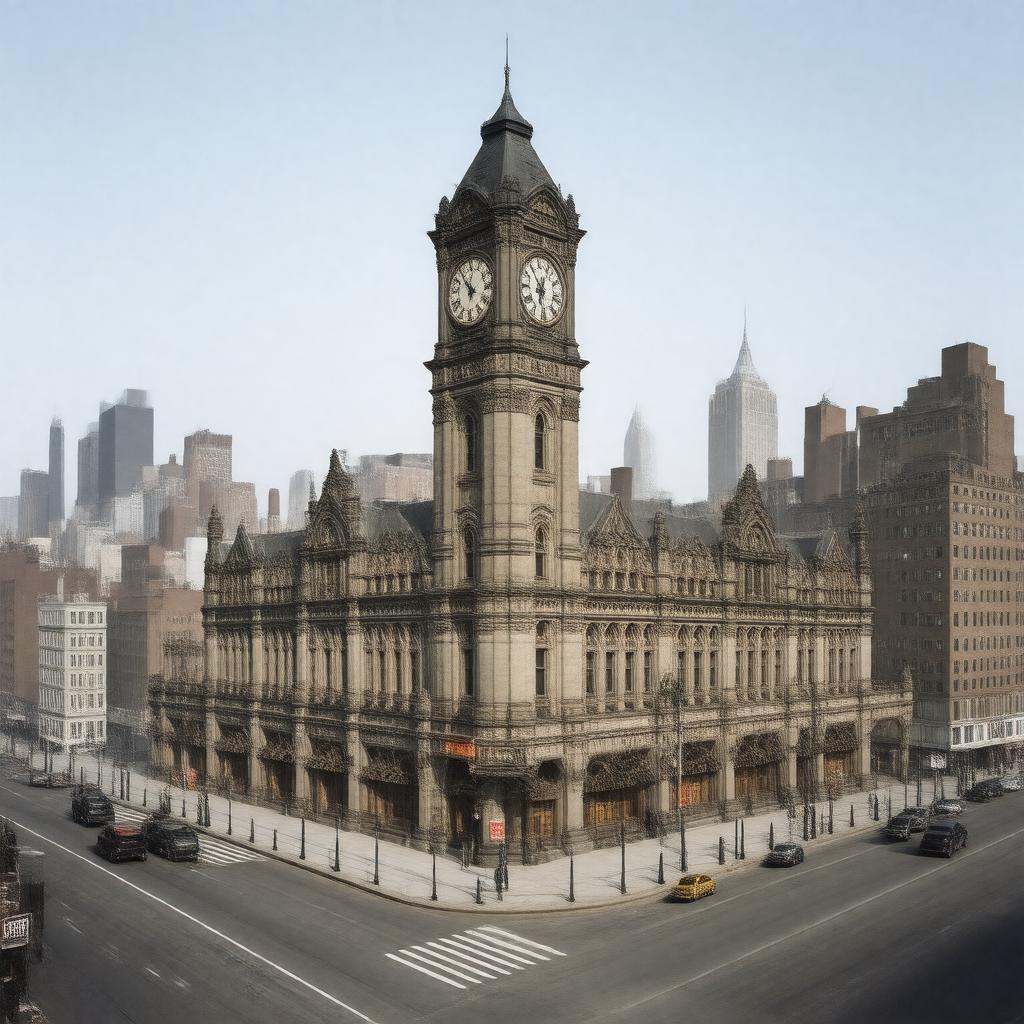 AI-created image of Grand Central Depot