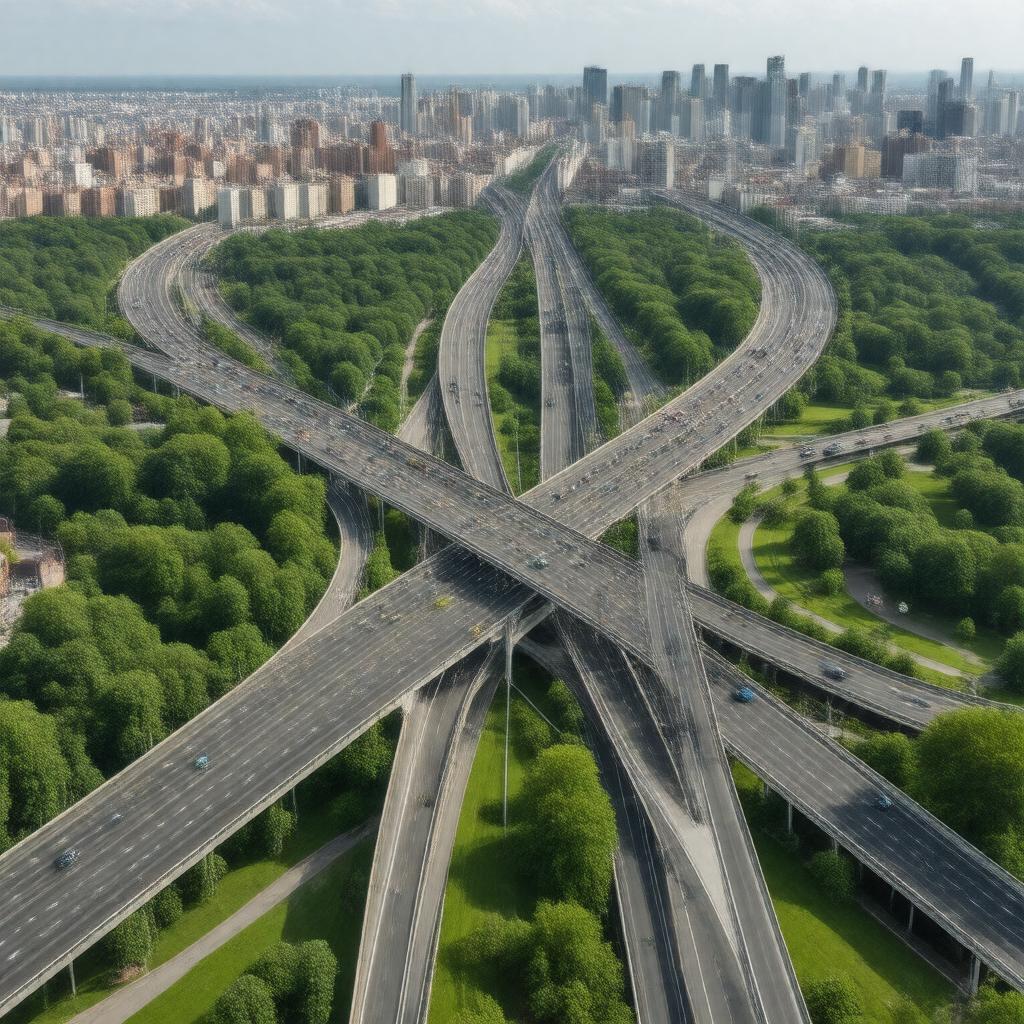 AI-created image of Grand Central Parkway