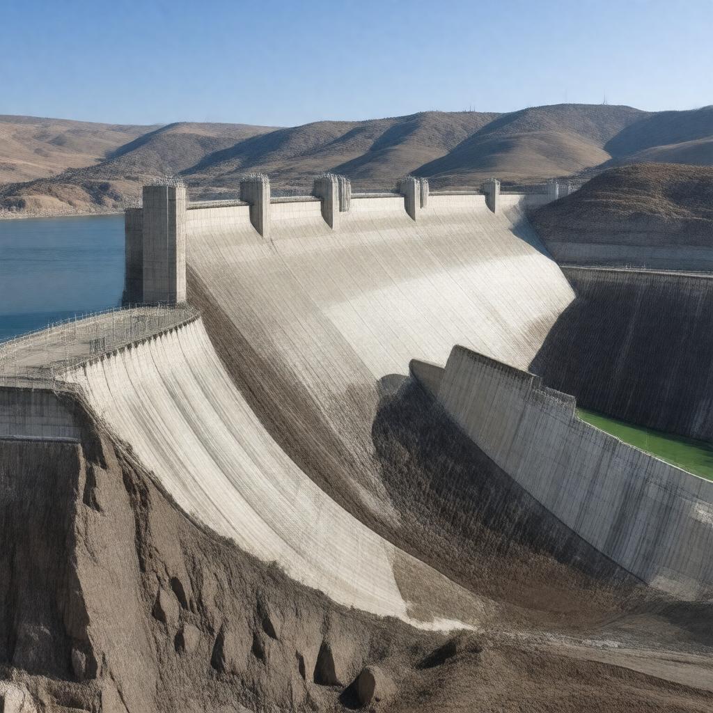 AI-created image of Grand Coulee Dam