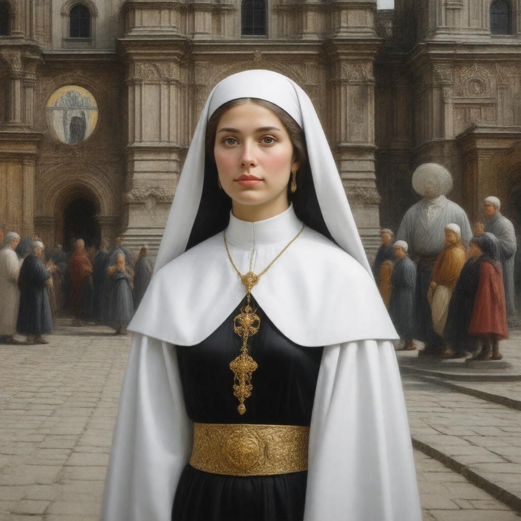 AI-created image of Grand Duchess Elizabeth Feodorovna of Russia