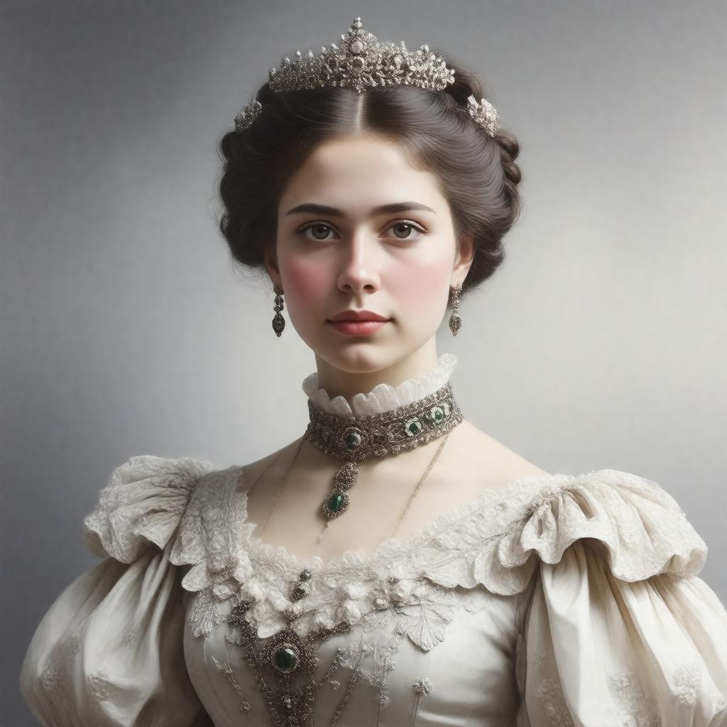 AI-created image of Grand Duchess Victoria Feodorovna of Russia