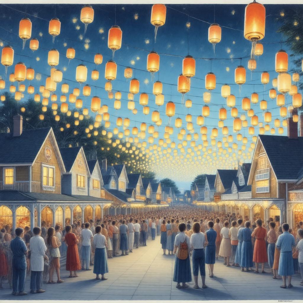 AI-created image of Grand Illumination Night