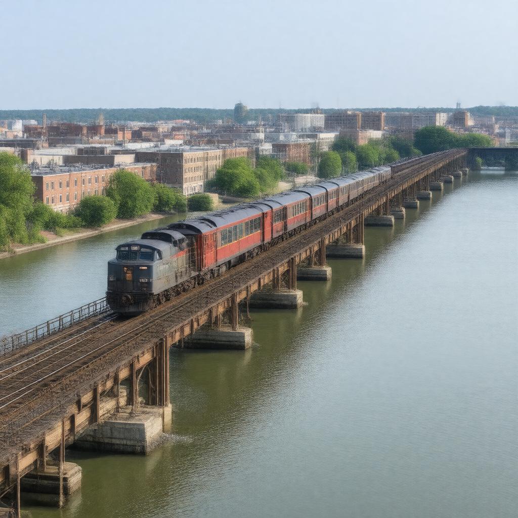 AI-created image of Grand Junction Railroad