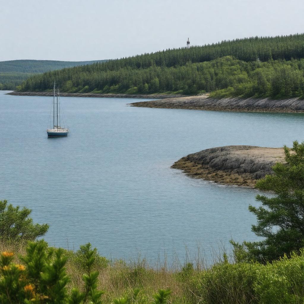 AI-created image of Grand Manan Island