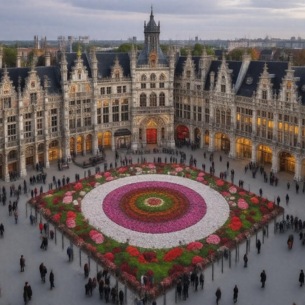 AI-created image of Grand Place
