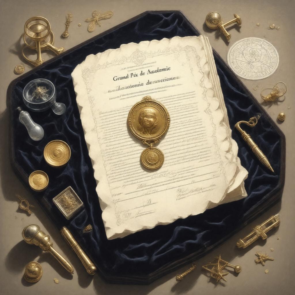 AI-created image of Grand Prix de l’Académie des sciences