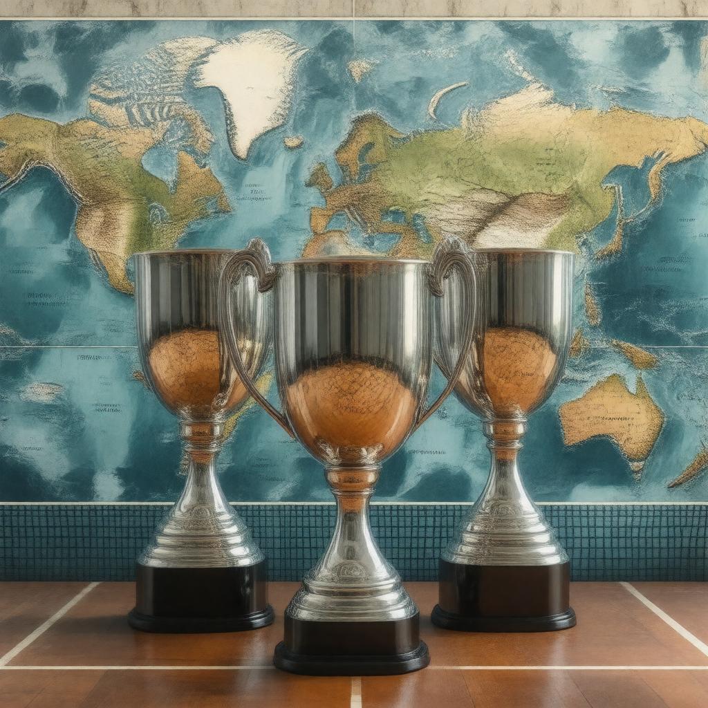 AI-created image of Grand Slam tennis tournaments