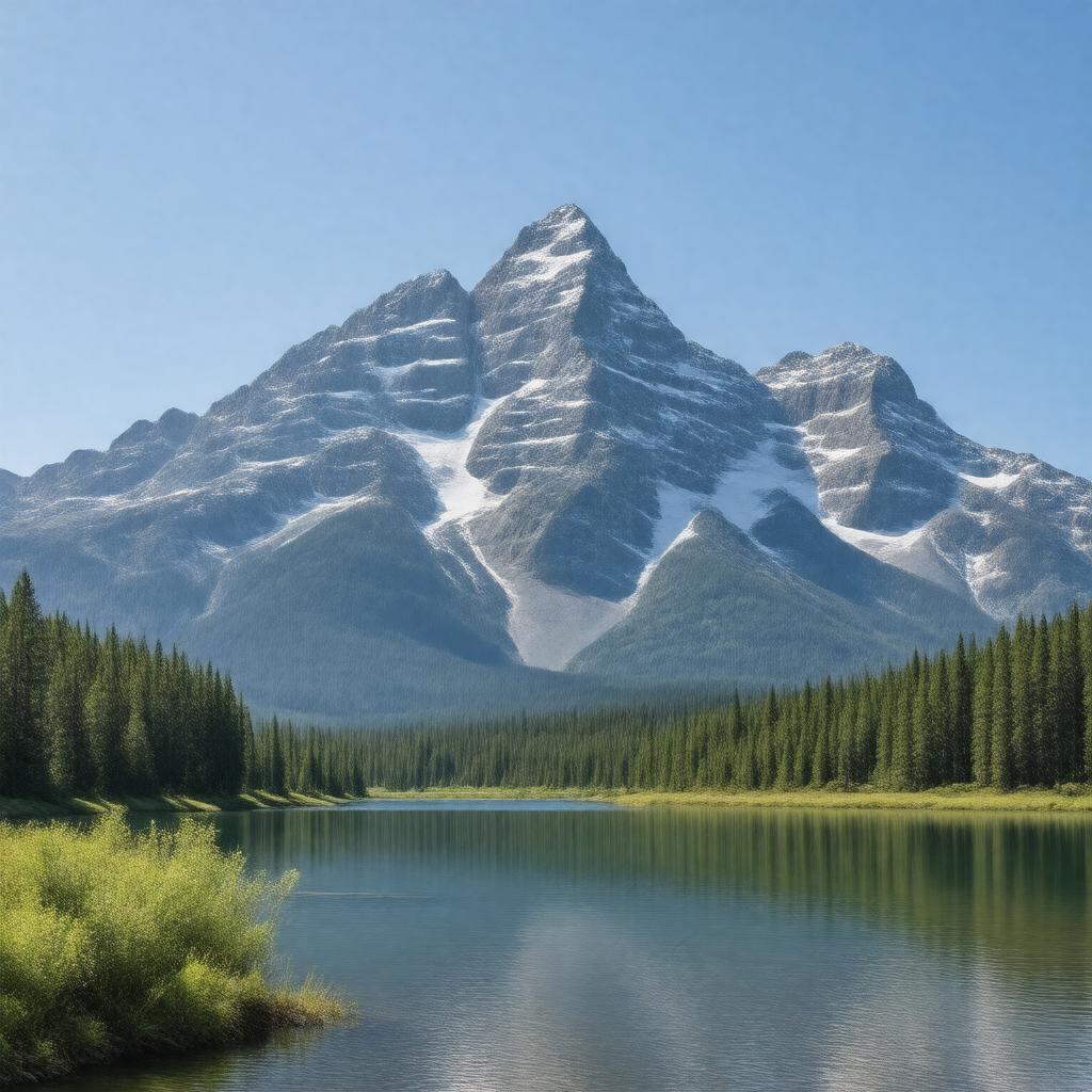 AI-created image of Grand Teton National Park