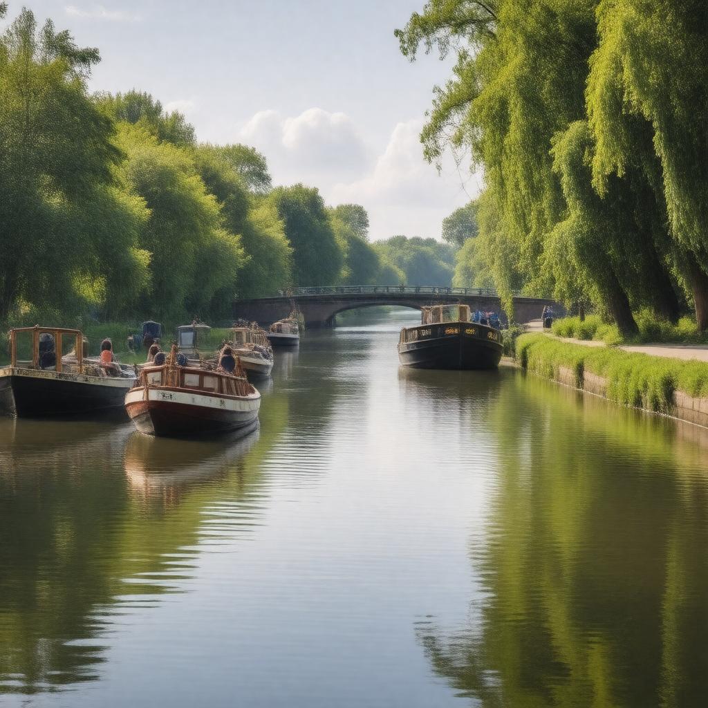 AI-created image of Grand Union Canal