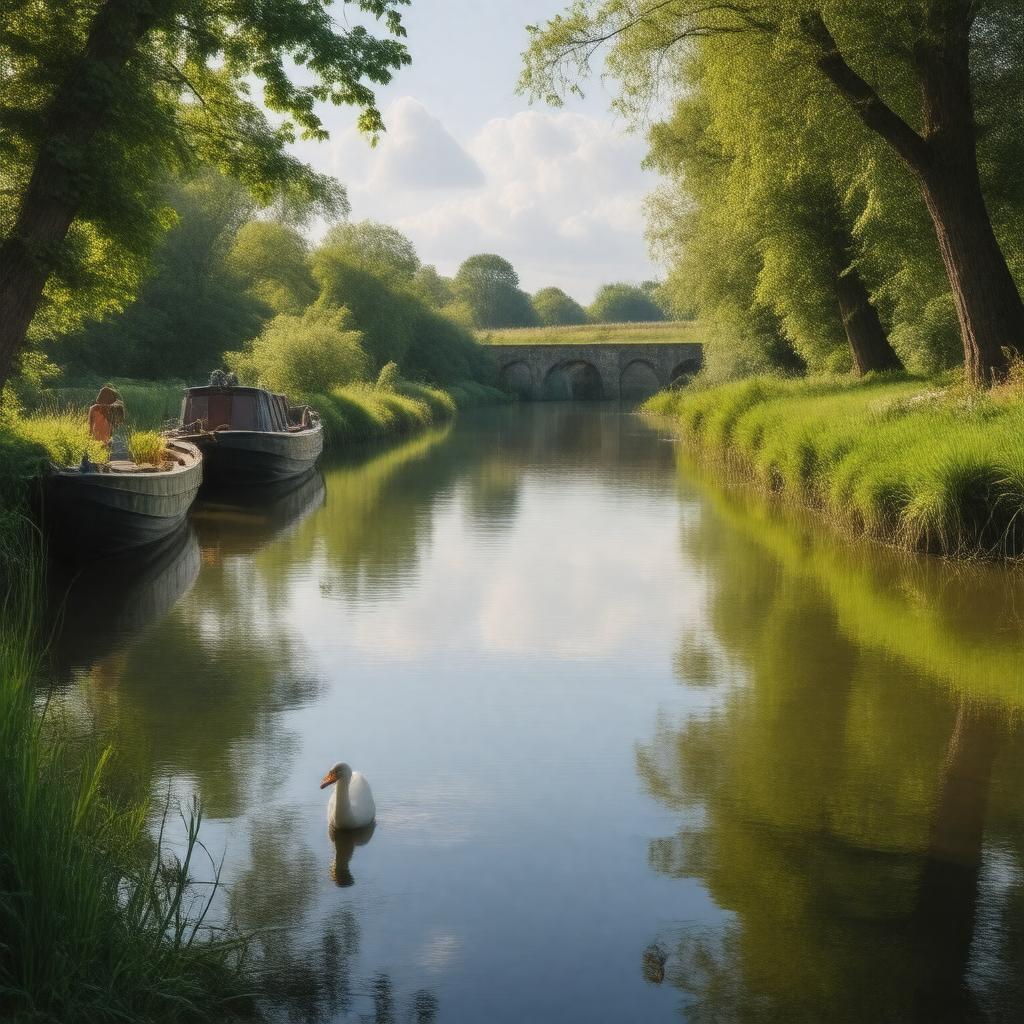 AI-created image of Grand Western Canal