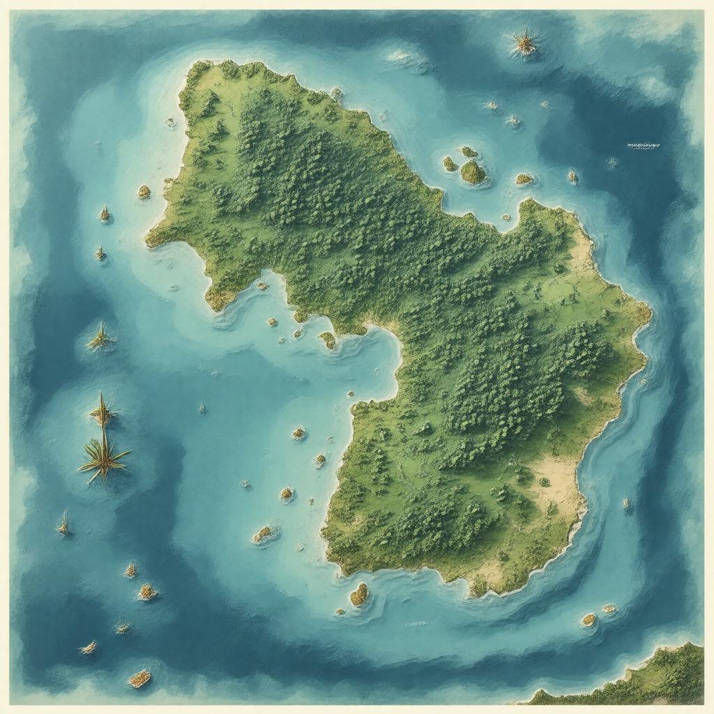 AI-created image of Grande-Terre