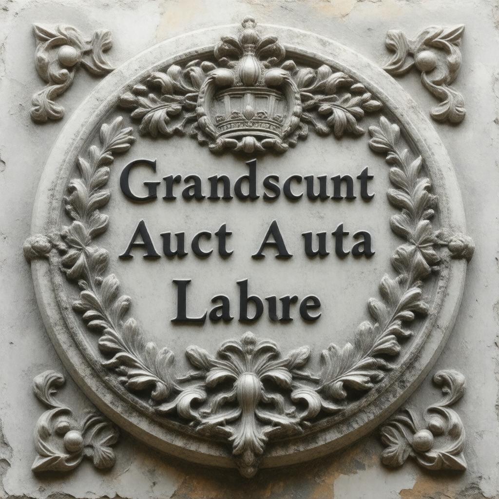 Click to view larger image AI-created image of Grandescunt Aucta Labore
