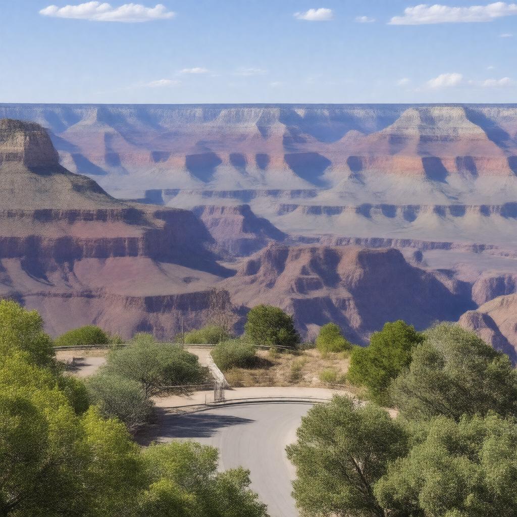 AI-created image of Grandview Point