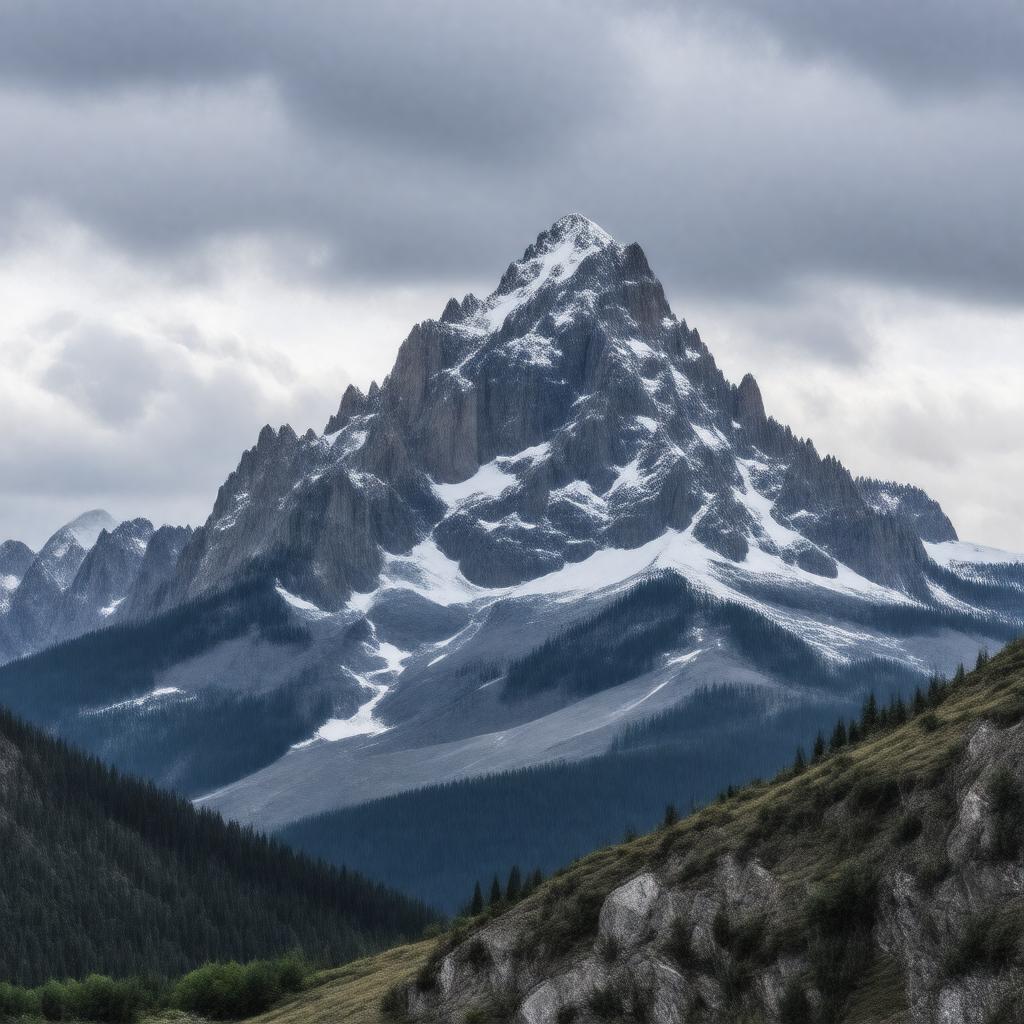 AI-created image of Granite Peak