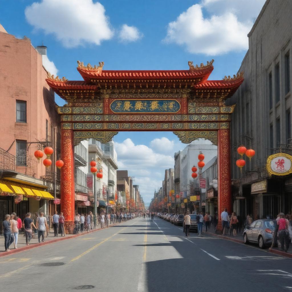 AI-created image of Grant Avenue