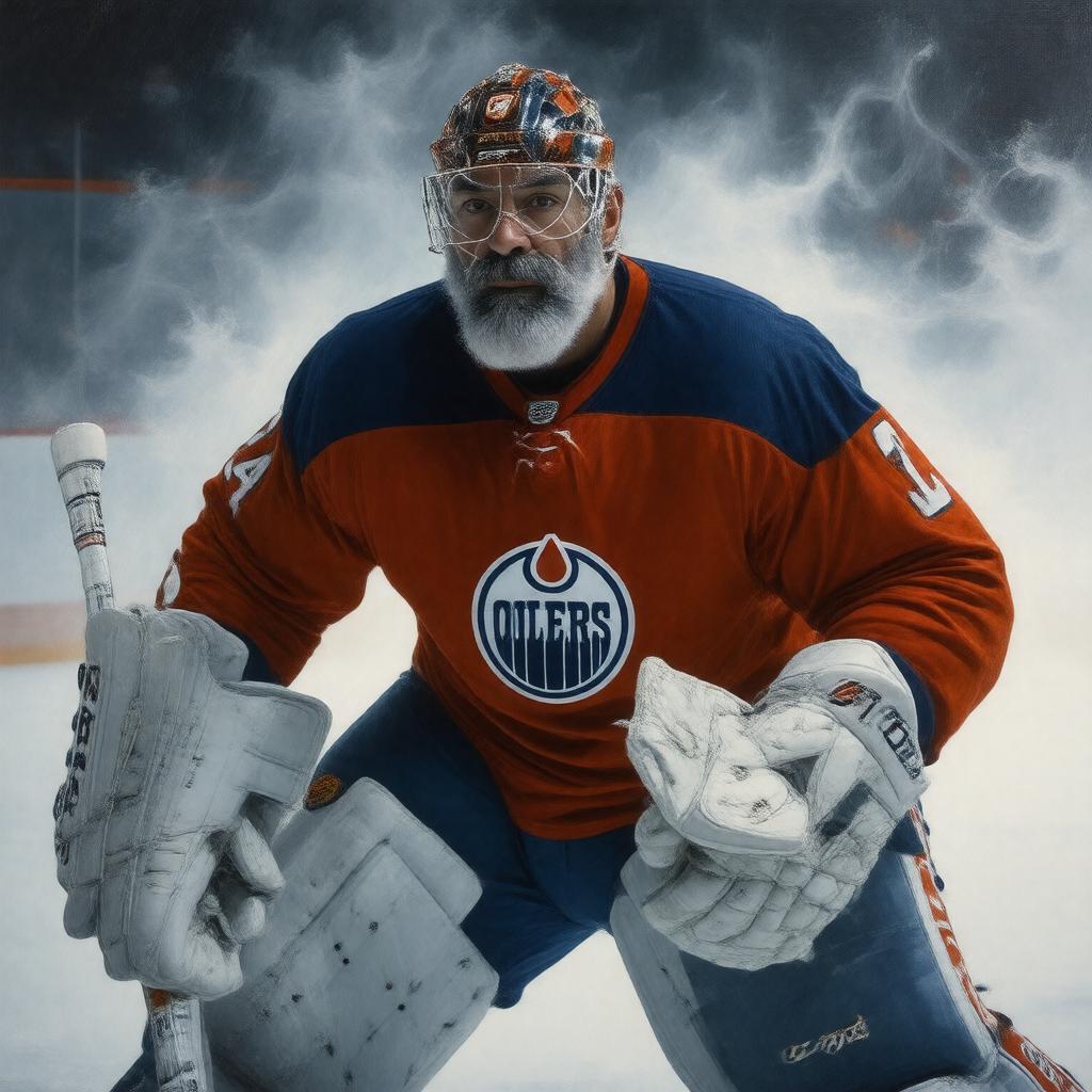AI-created image of Grant Fuhr
