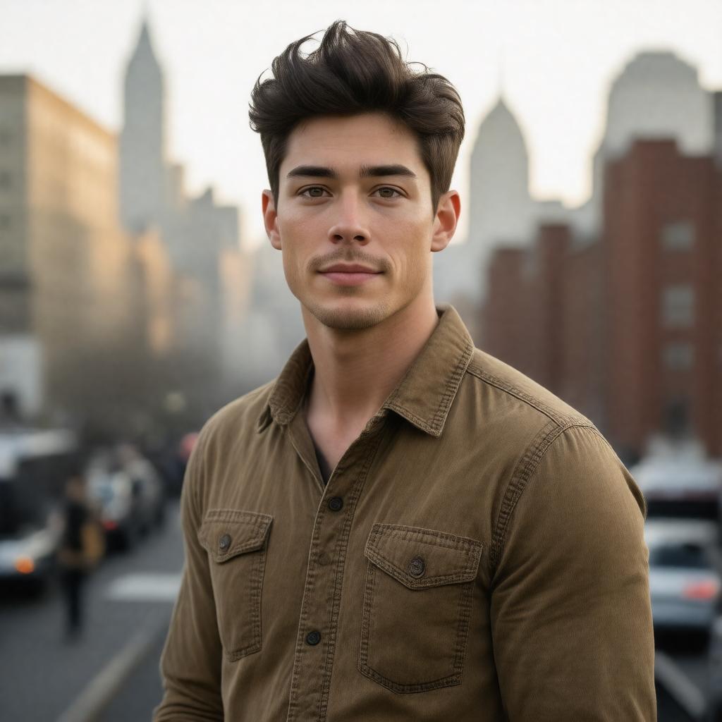 AI-created image of Grant Gustin