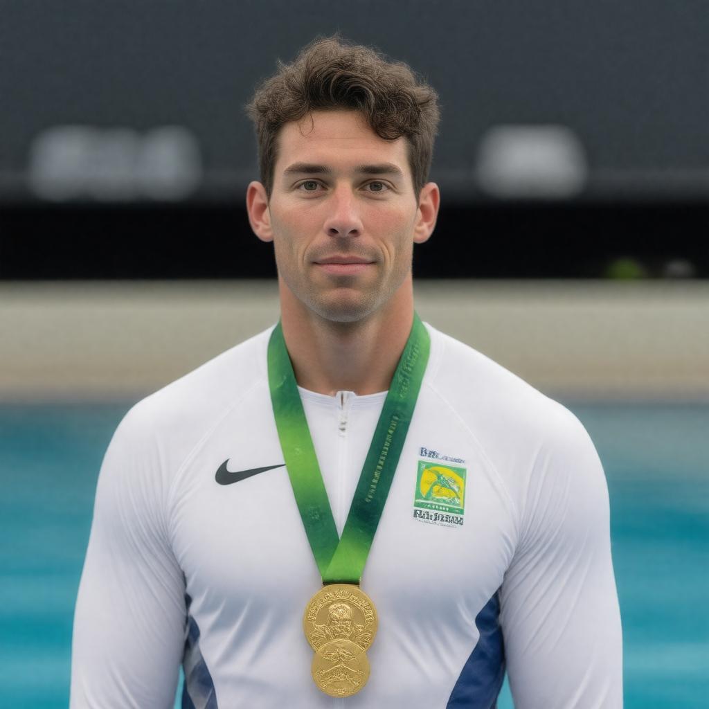 AI-created image of Grant Hackett