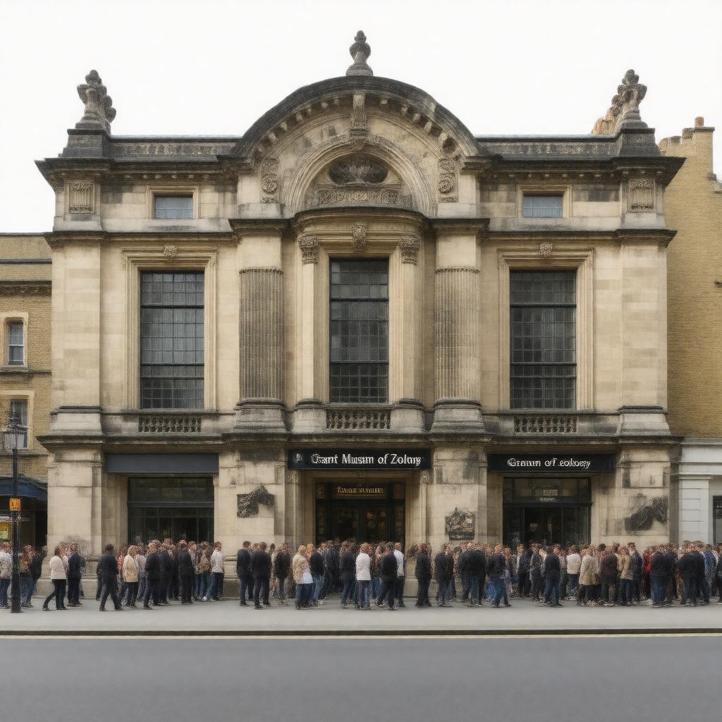 AI-created image of Grant Museum of Zoology