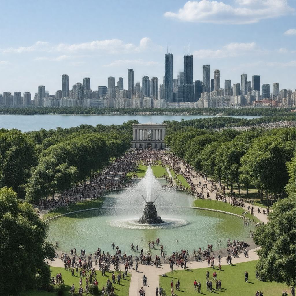 AI-created image of Grant Park