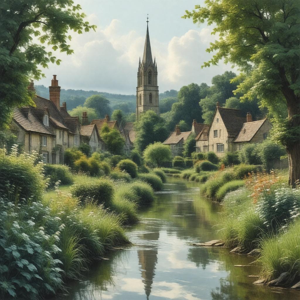 AI-created image of Grantchester Mysteries