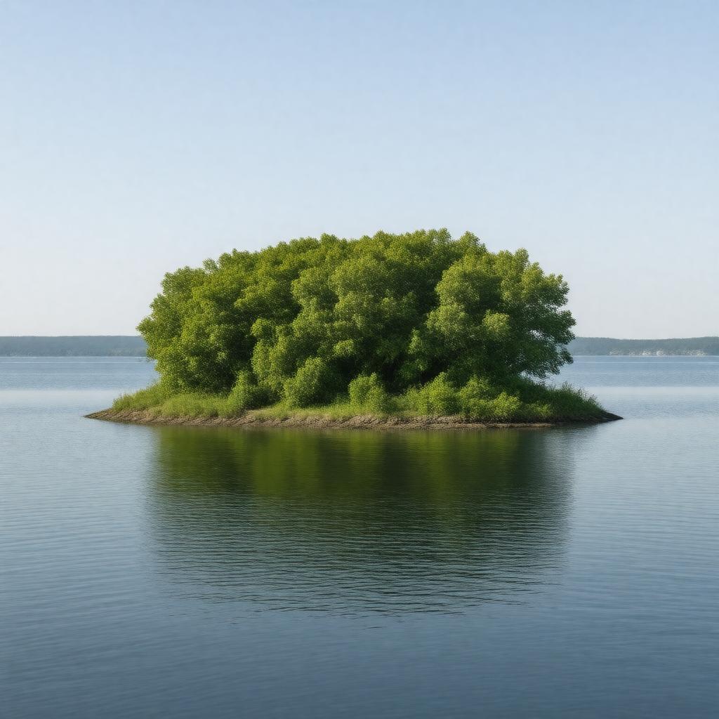 Click to view larger image AI-created image of Grape Island