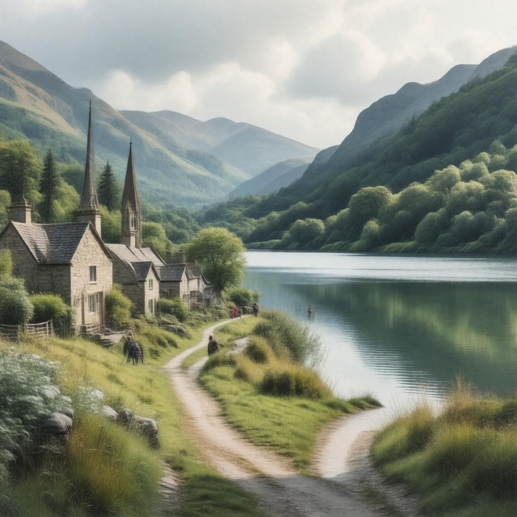 AI-created image of Grasmere