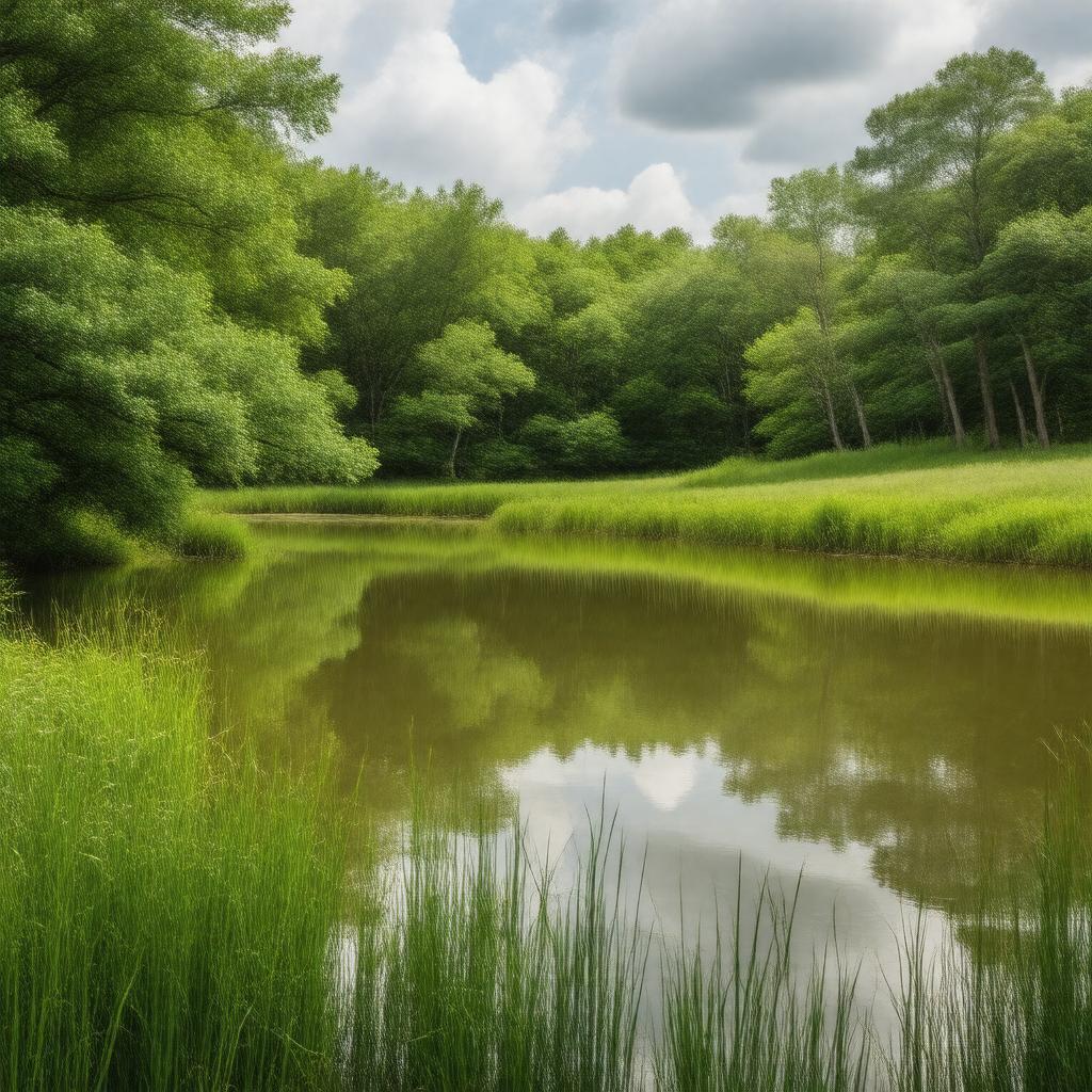 AI-created image of Grassy Nook Pond