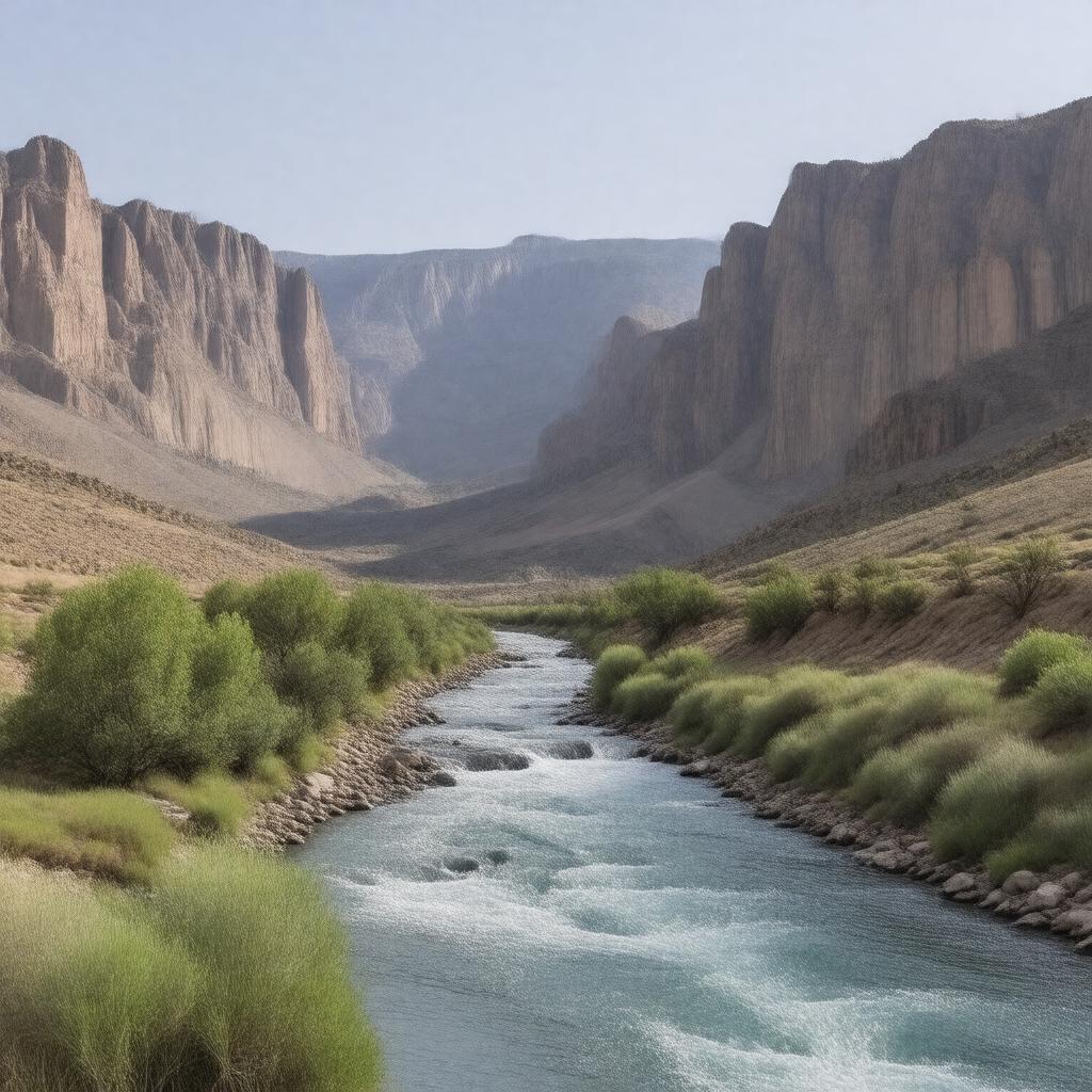 AI-created image of Gray Canyon