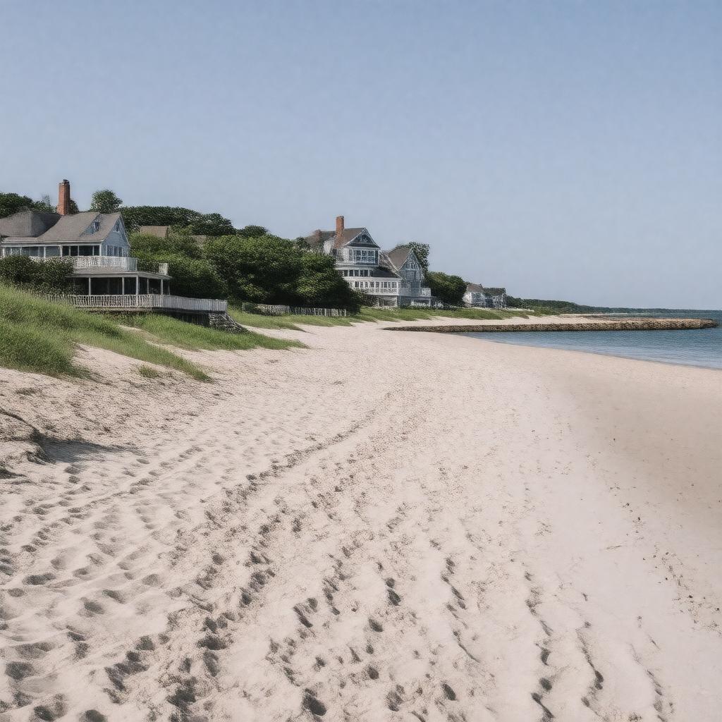 AI-created image of Gray Gables Beach