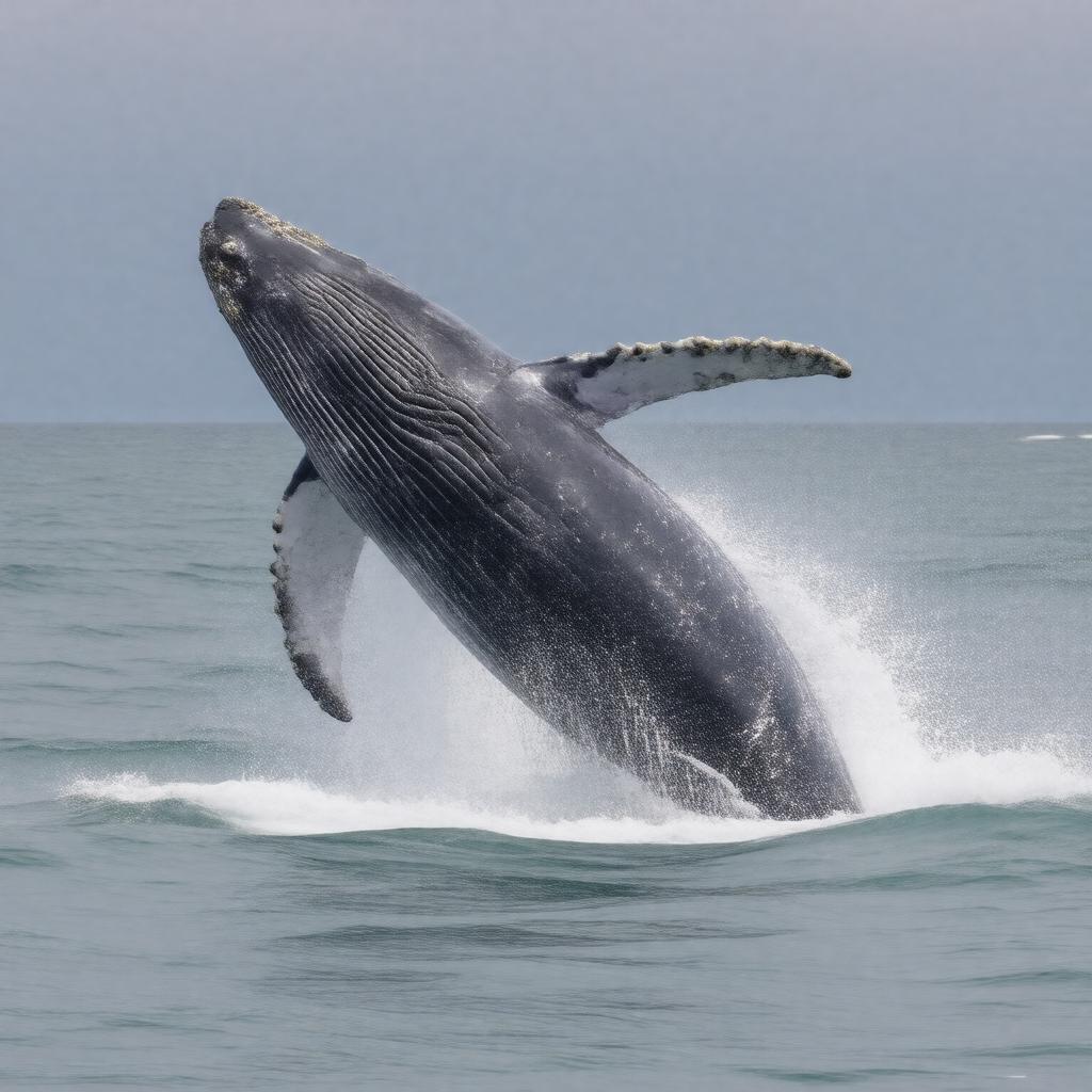 AI-created image of Gray whale