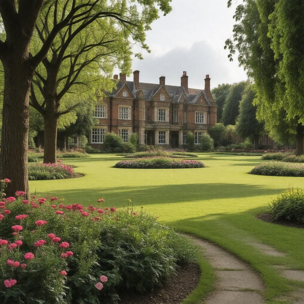 Click to view larger image AI-created image of Gray's Inn Gardens