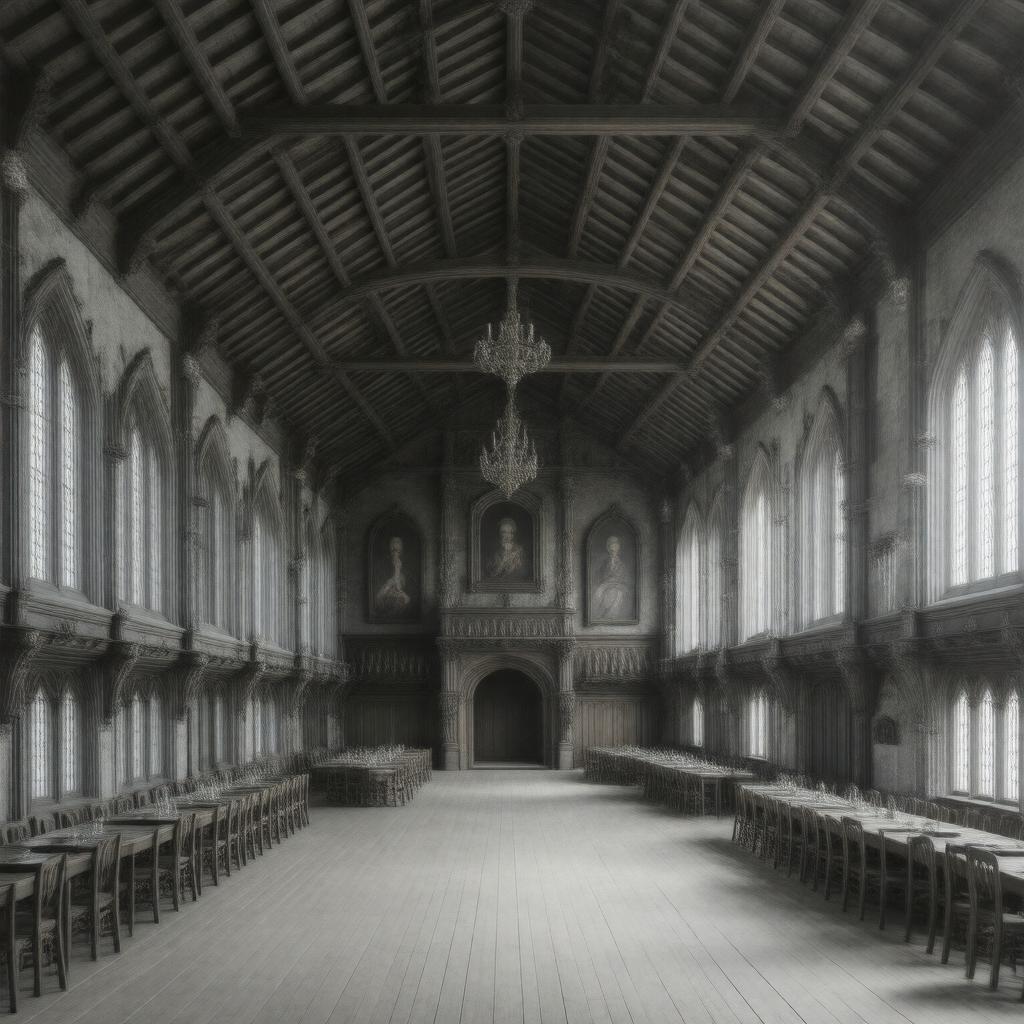 Click to view larger image AI-created image of Gray's Inn Hall