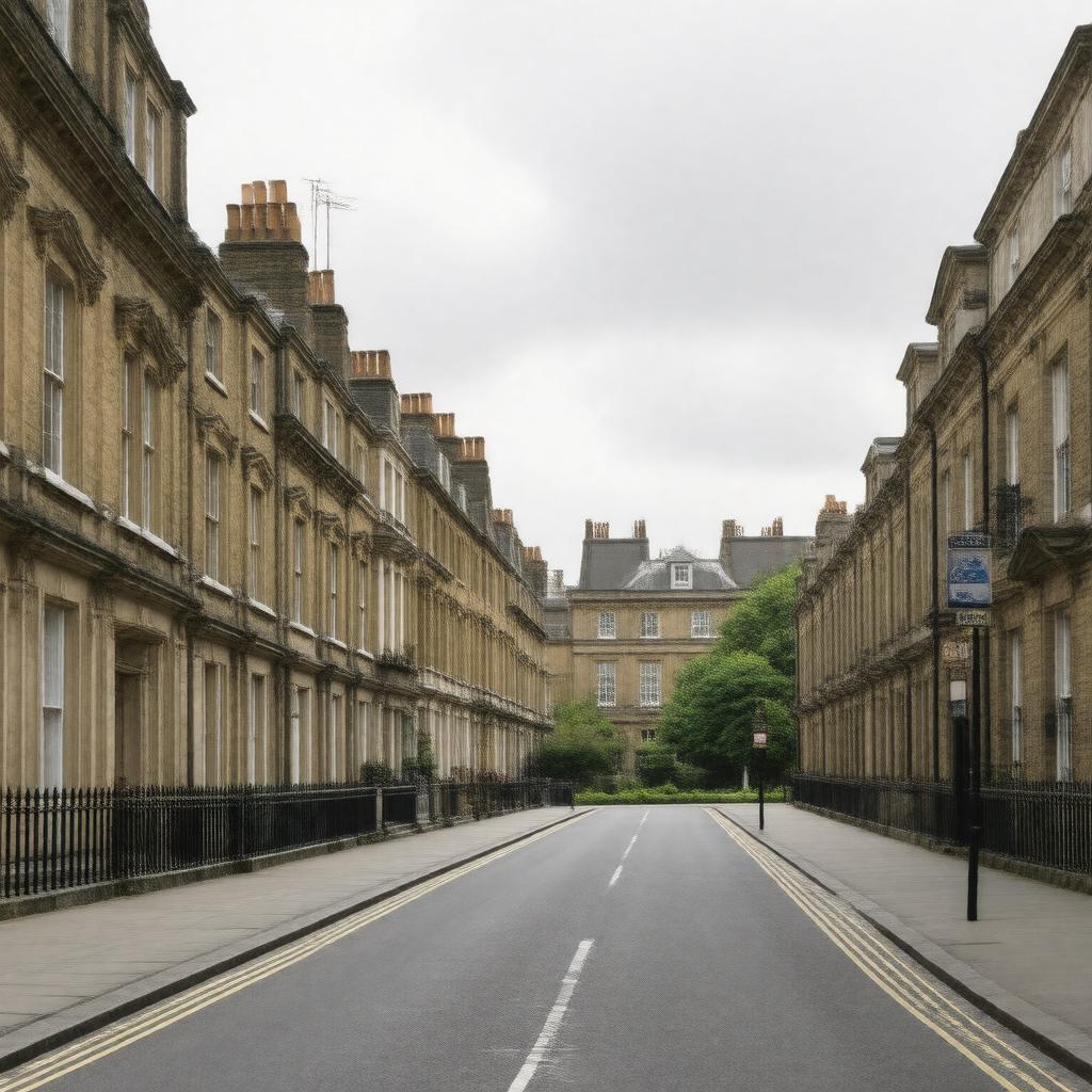 AI-created image of Gray's Inn Place