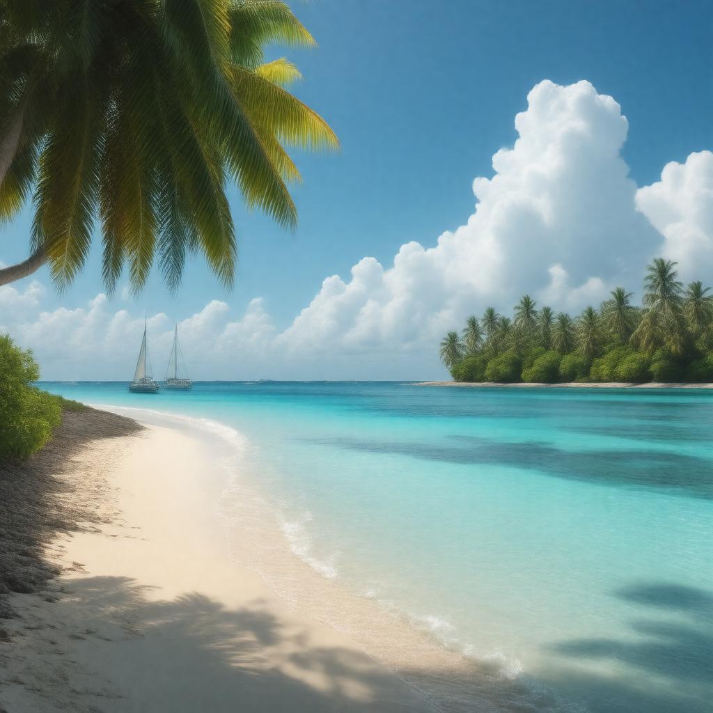 AI-created image of Great Abaco Island