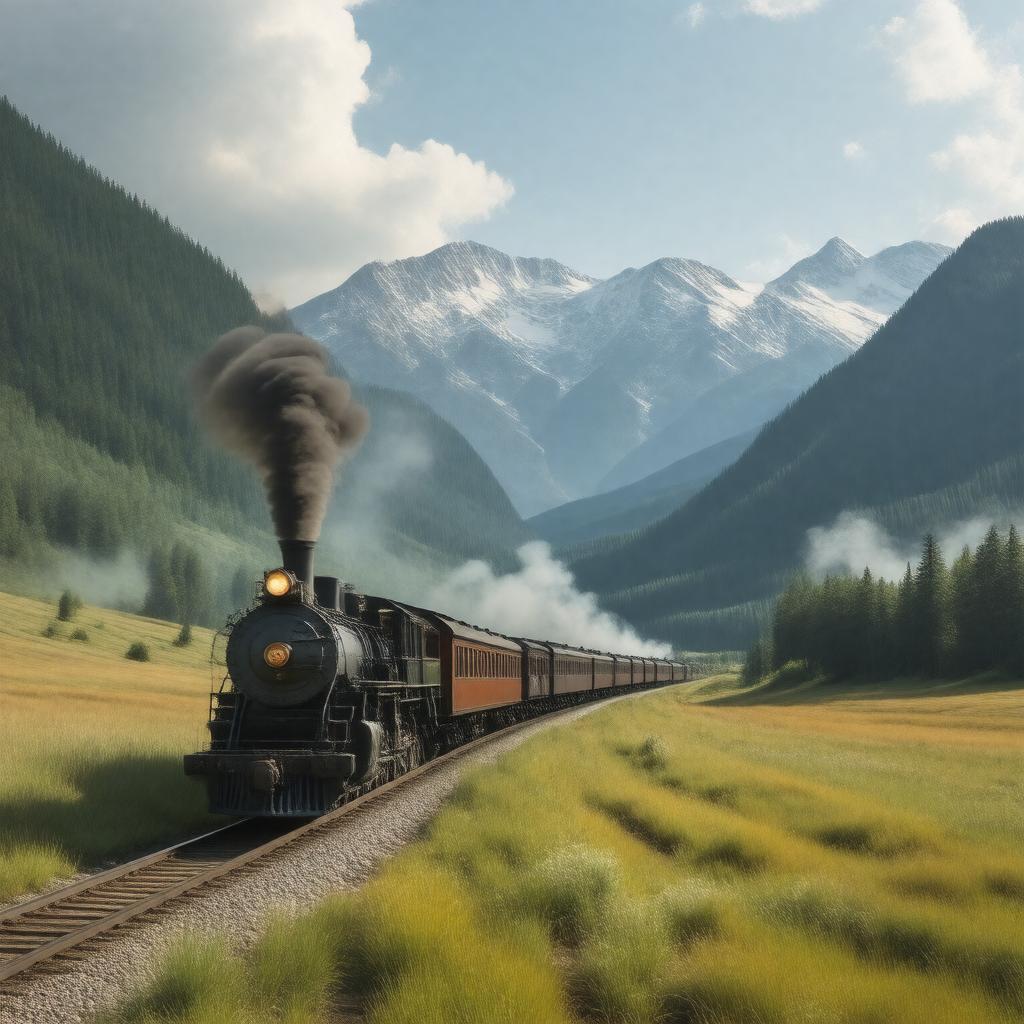 AI-created image of Great American Railroad Journeys