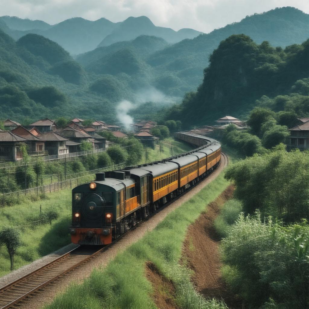AI-created image of Great Asian Railway Journeys