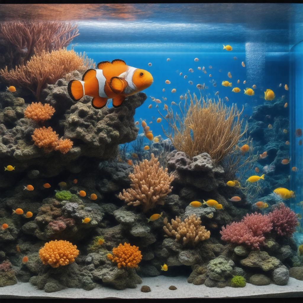 Click to view larger image AI-created image of Great Barrier Reef tank