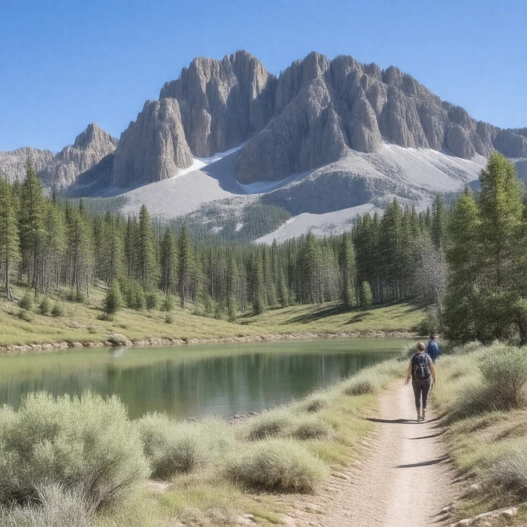 AI-created image of Great Basin National Park