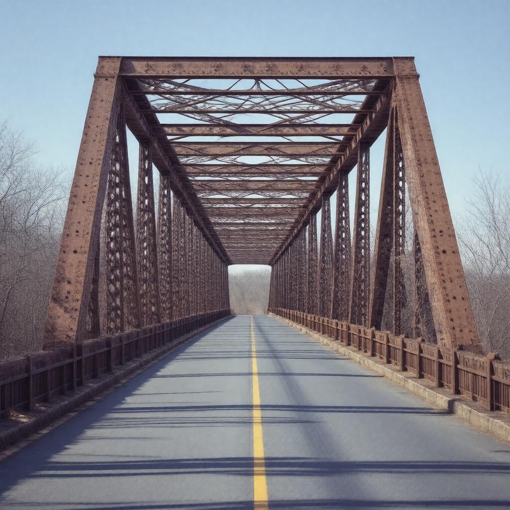 AI-created image of Great Blue Hill Avenue Bridge