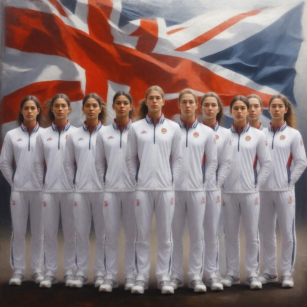 AI-created image of Great Britain Olympic team