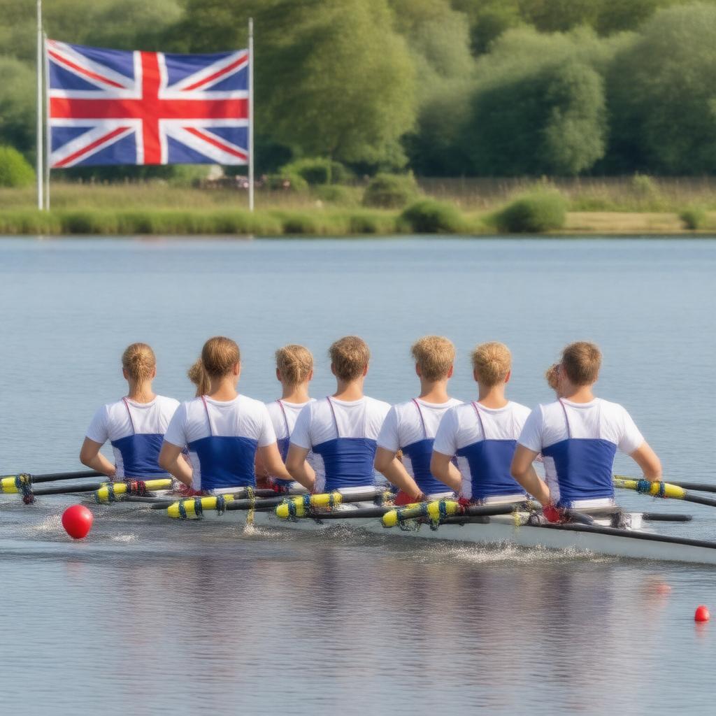 AI-created image of Great Britain national rowing team