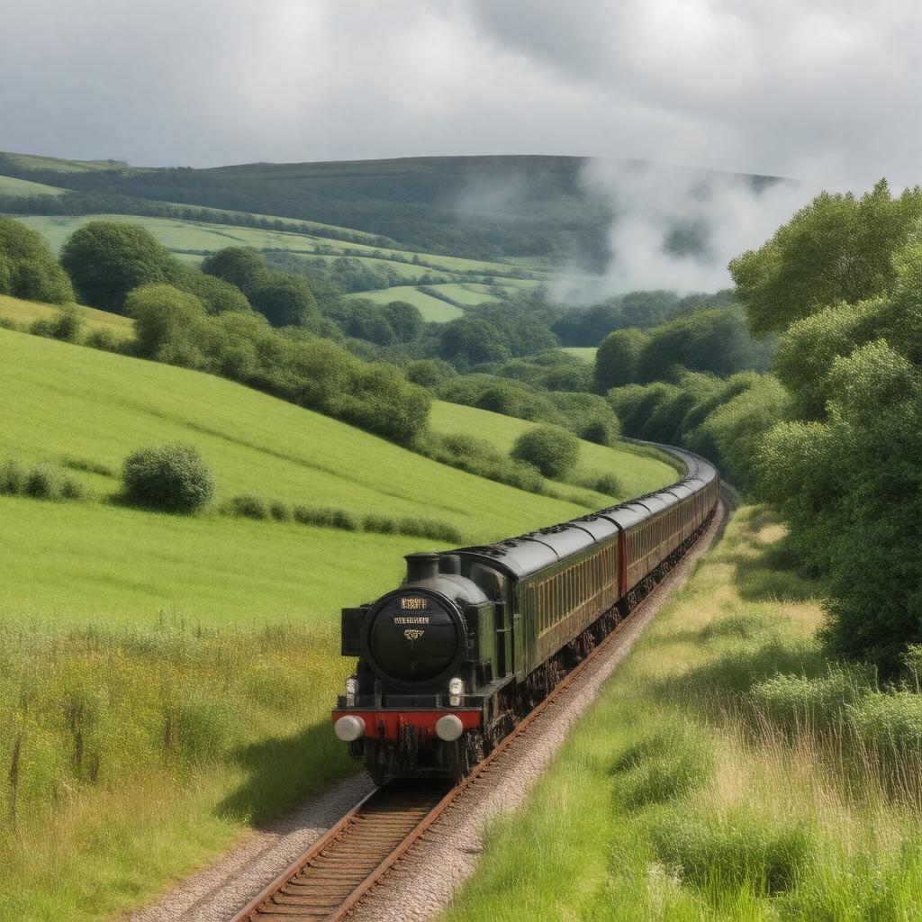 AI-created image of Great British Railway Journeys