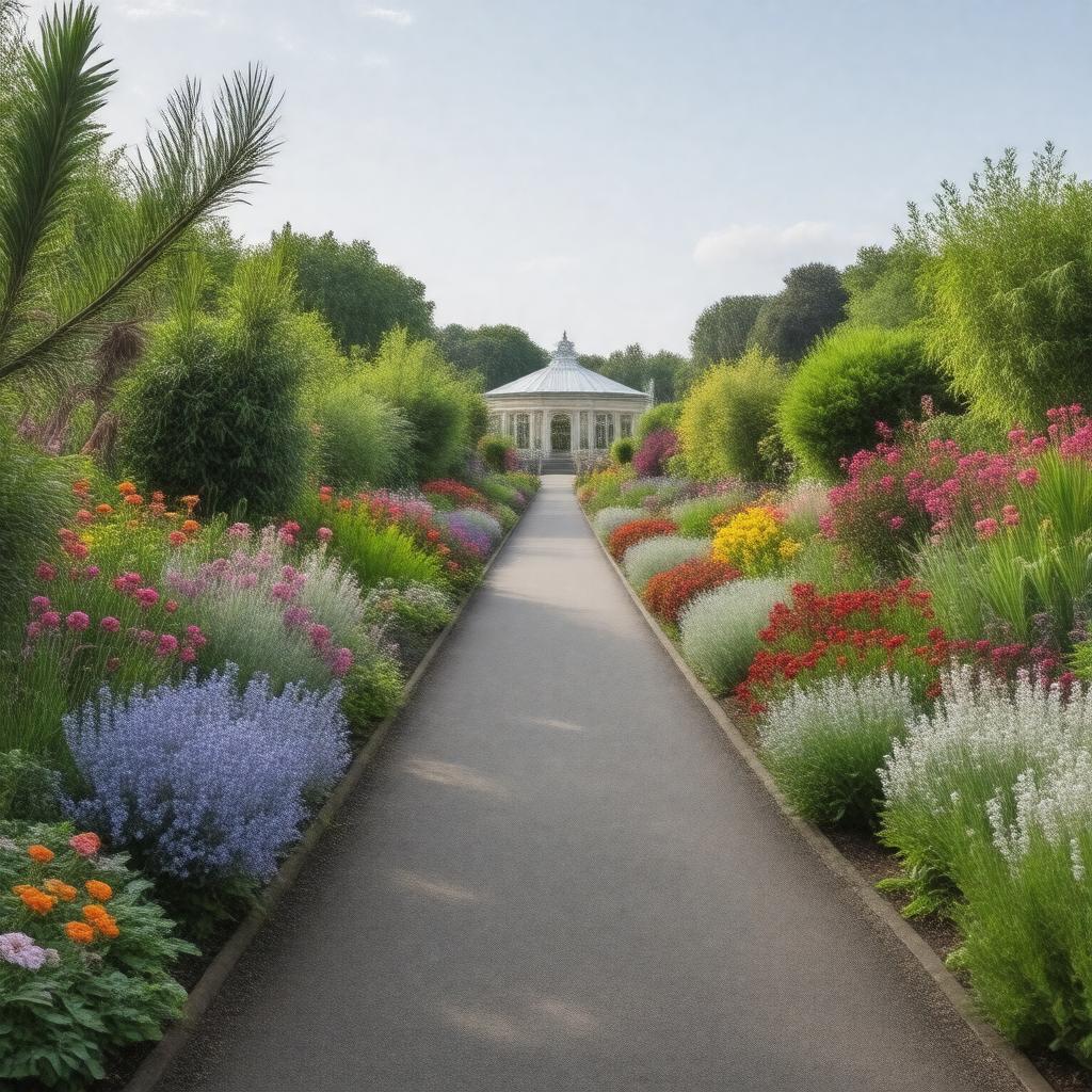 AI-created image of Great Broad Walk Borders