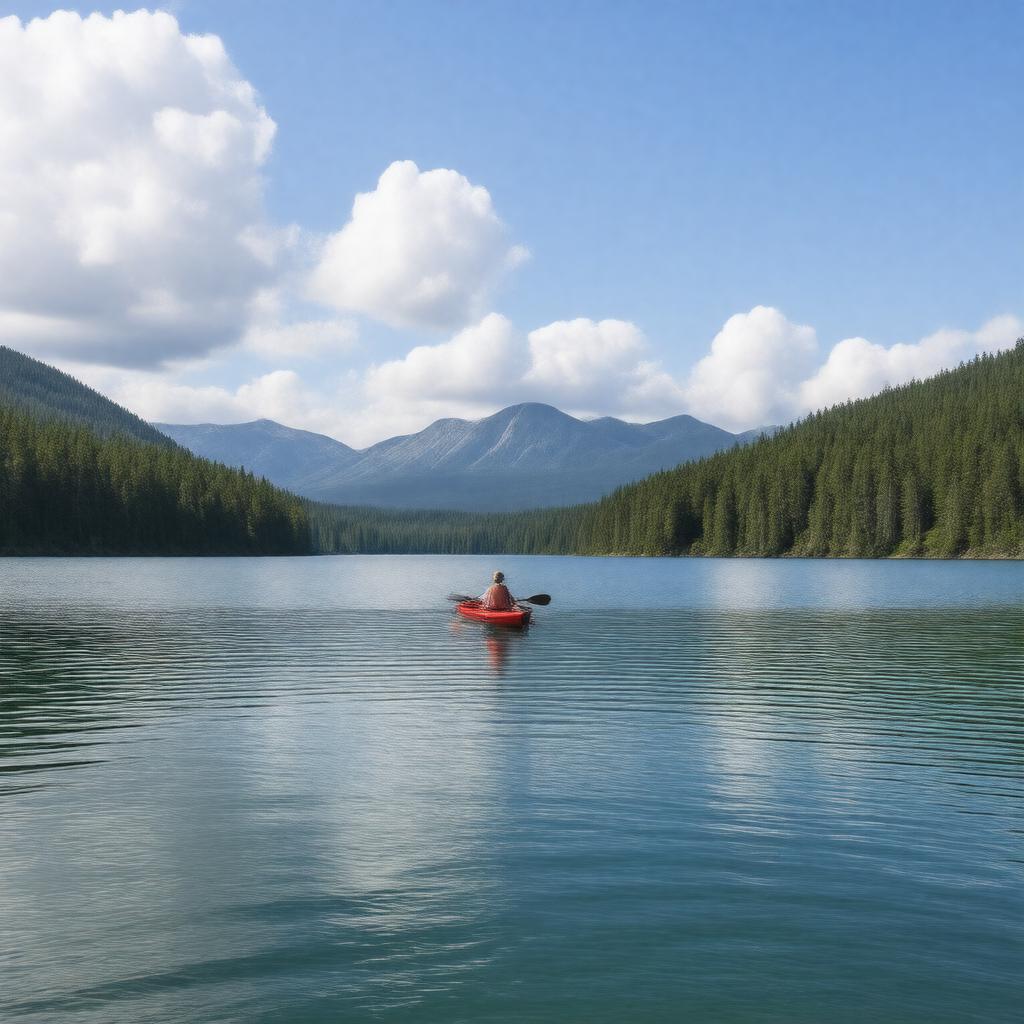 AI-created image of Great Central Lake