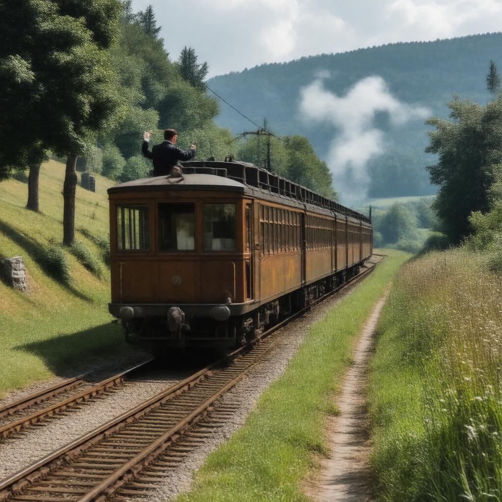 AI-created image of Great Continental Railway Journeys