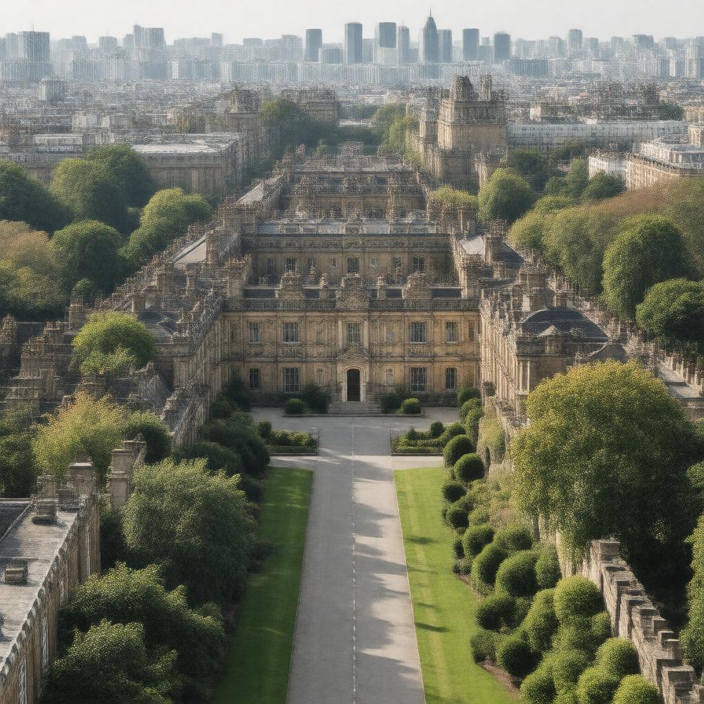 Click to view larger image AI-created image of Great Estates of the English Capital