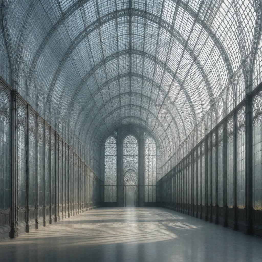 AI-created image of Great Exhibition 1851 (original Crystal Palace building)